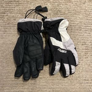 Swany girls/boys youth large ski gloves